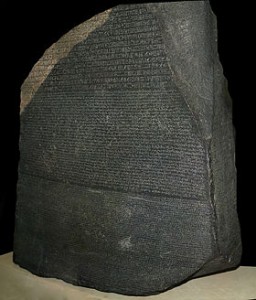 pierre-rosette-champolion-hiéroglyphe