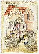 Paveur au 15ème siècle