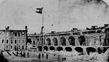 Fort Sumter après le bombardement