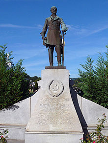 Statue de Johnston à Dalton en Géorgie
