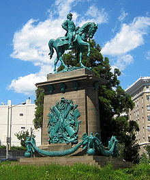 Statue équestre de McClellan à Washington