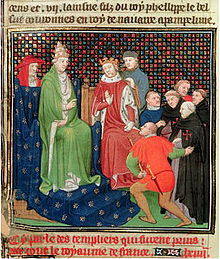 Clément V et Philippe le Bel face aux Templiers