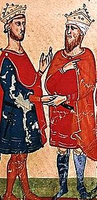 Frédéric II et le sultan Muhammad al-Kamil