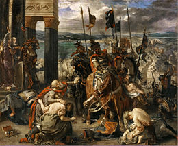 Les Croisés dans Constantinople