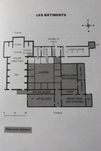 Plan de l 'Abbaye de Sylvanès