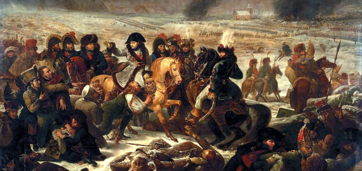 Napoléon dans la bataille d'Eylau