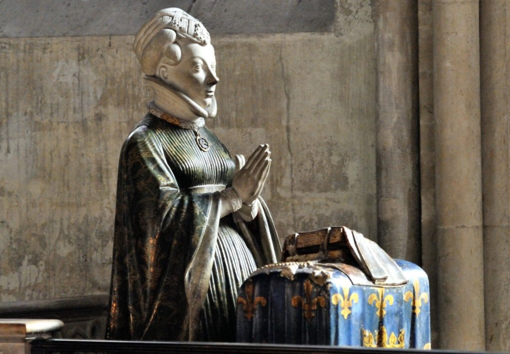 Priant de Jeanne II d'Auvergne dite Jeanne de Boulogne JeanMarie