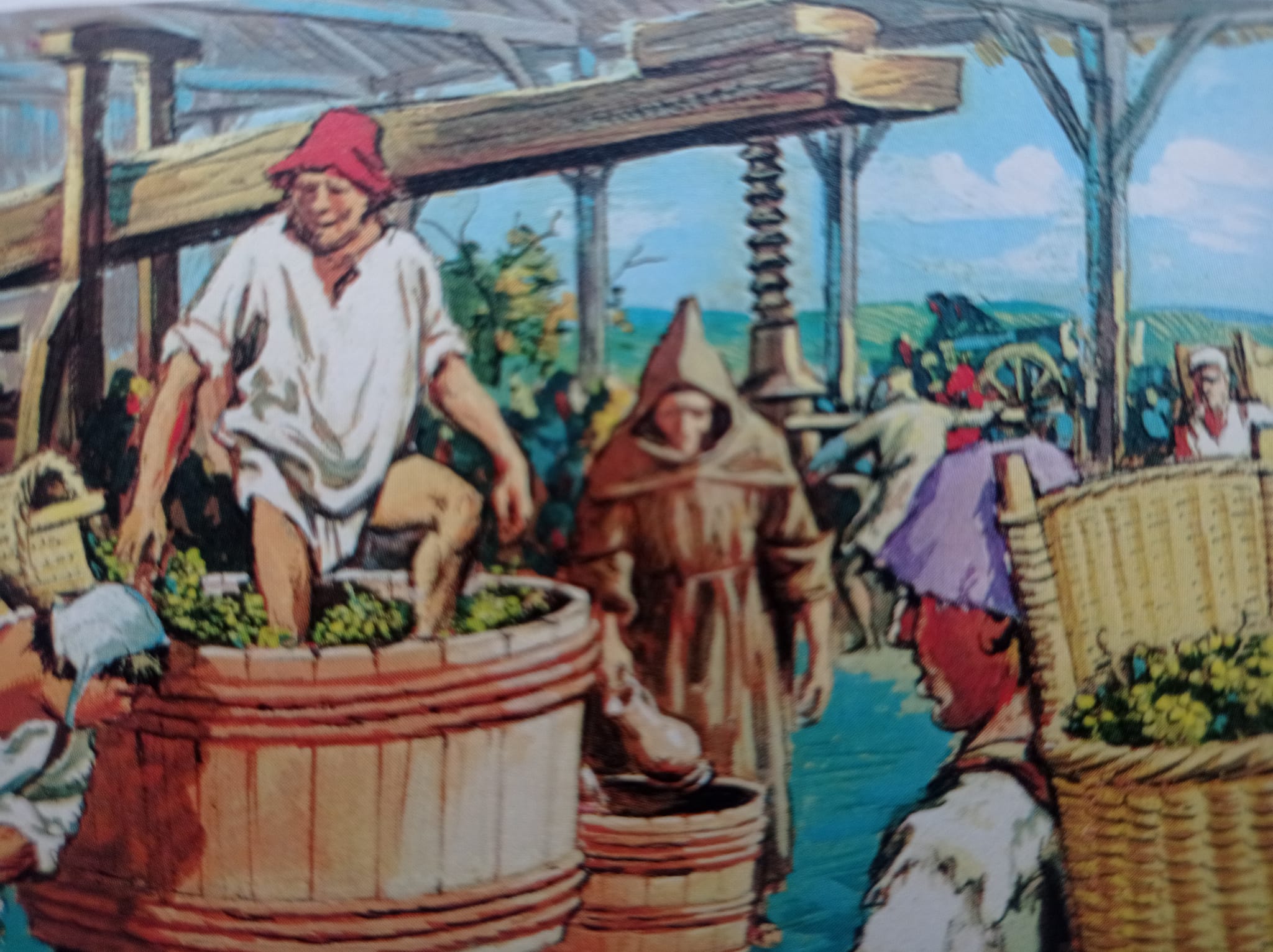 Une exploitation agricole au Moyen Âge - Jean-Marie Borghino