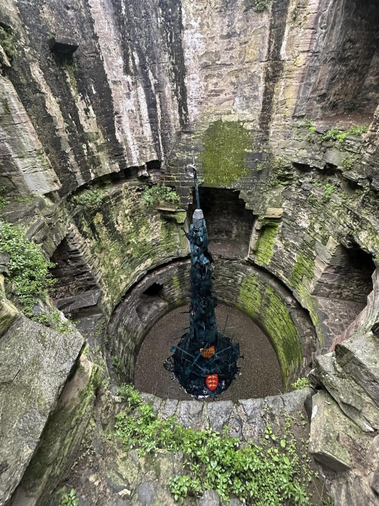 Talaith Llewelyn dans la tour sud-ouest de Conwy Castle1 - Jean-Marie ...